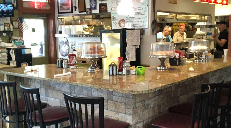 The counter and cake domes
