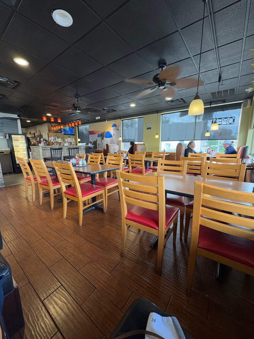 The dining room