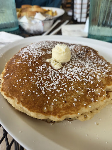 A buttermilk pancake at Christo's Cafe